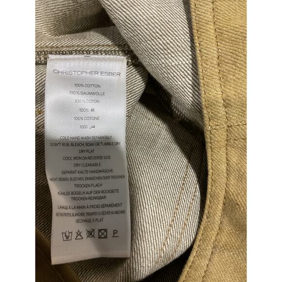 Christopher 'Esber' Green Cotton Deconstruct Denim Denim Jean Size 0 - Picture 5 of 5